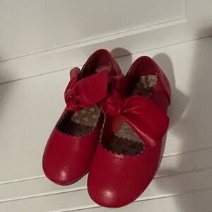 Toddler Red MaryJane shoes